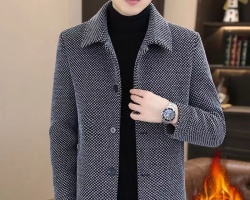 金貂絨夹克外套